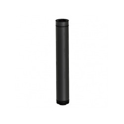 tuyau inox noir concentrique 98 cm diam.80/125 